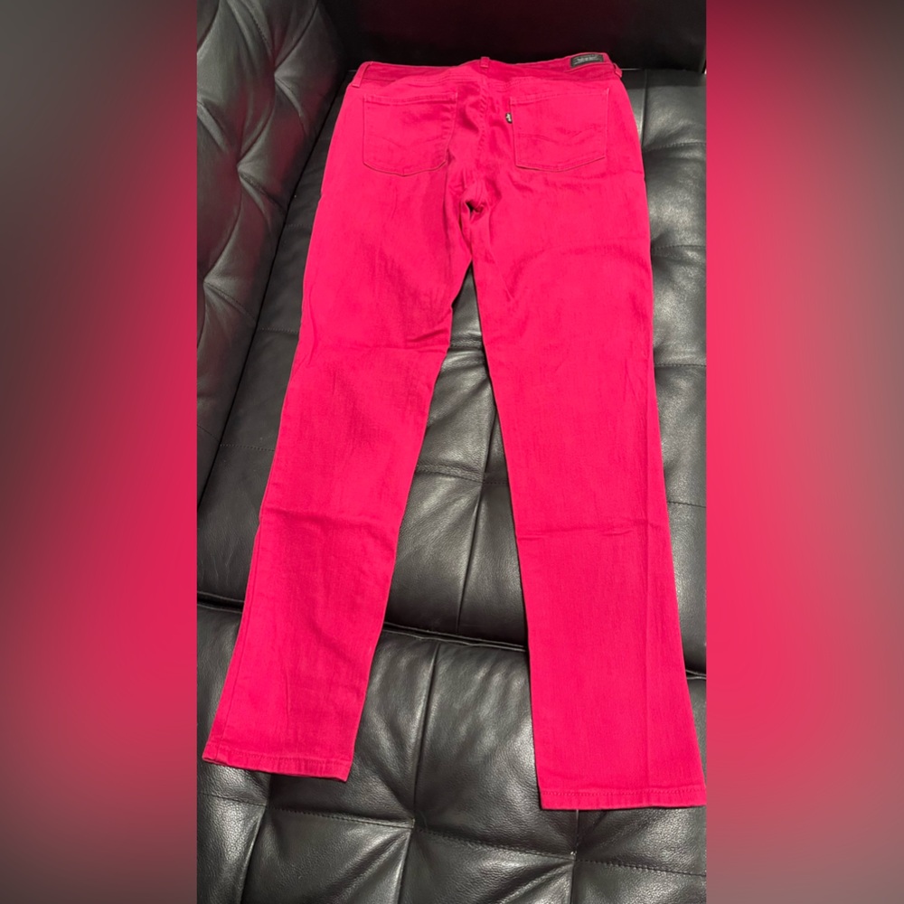 LEVIS High‎ Rise Skinny Hot Pink Jeans - Picture 4 of 7